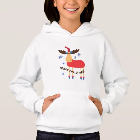 Sudadera para niña, motivo navideño (正面)