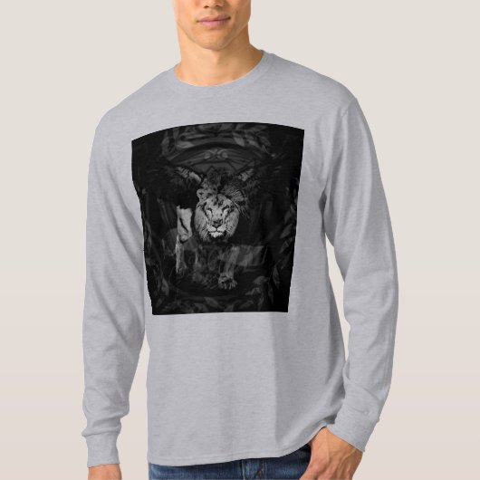 Sudadera Playera Blessed lion hhdfbfjjgmm vjfhd Tシャツ (正面)