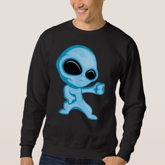 sudadera sencilla con hermoso estampado スウェットシャツ (正面)