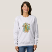 Sudadera Unisex "Virgen de Guadalupe" Fe y arte スウェットシャツ (正面フル)