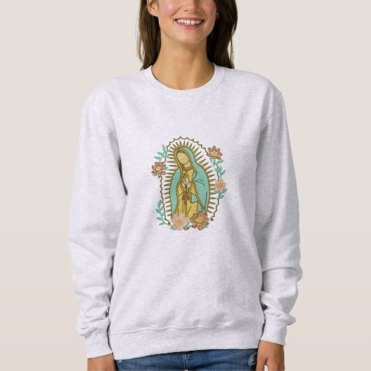 Sudadera Unisex "Virgen de Guadalupe" Fe y arte スウェットシャツ (正面)