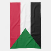 Sudan Flag キッチンタオル (縦)