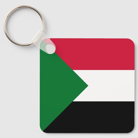 Sudan Flag キーホルダー (正面)