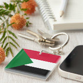 Sudan Flag キーホルダー (正面右)