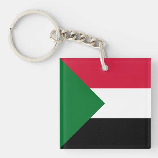 Sudan Flag キーホルダー (正面)