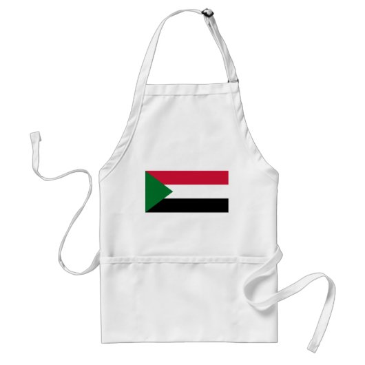 Sudan Flag スタンダードエプロン (正面)