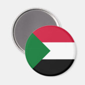 Sudan Flag マグネット (正面/裏面)
