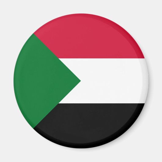 Sudan Flag マグネット (正面)