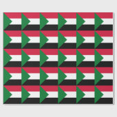 Sudan Flag ラッピングペーパー (フラット)