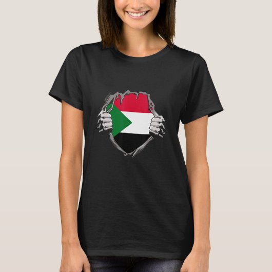 Sudan Flag Tシャツ (正面)