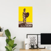 Sudan Print Sudanese Art Travel Poster  ポスター (ホームオフィス)