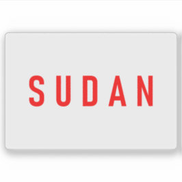 Sudan's flag during the Afro-Asian Conference 1955 シール