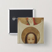 Sudariumの聖者ヴェロニカ、c.1420 缶バッジ (正面&裏面)