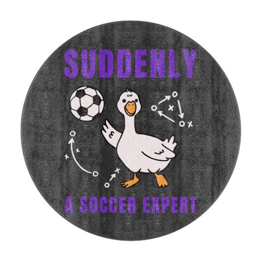 Suddenly a soccer expert カッティングボード (正面)