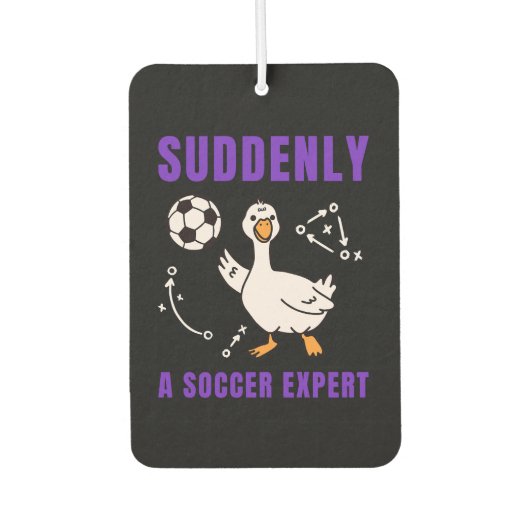 Suddenly a soccer expert カーエアーフレッシュナー (正面)