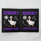 Suddenly a soccer expert カード (内部)