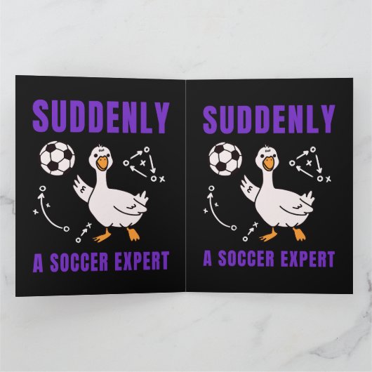 Suddenly a soccer expert カード (内部)