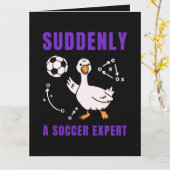 Suddenly a soccer expert カード (黄色い花)