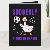 Suddenly a soccer expert カード (正面)
