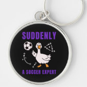 Suddenly a soccer expert キーホルダー (正面)