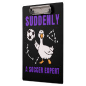 Suddenly a soccer expert クリップボード (左)