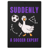Suddenly a soccer expert クリップボード (裏面)