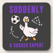 Suddenly a soccer expert コースター (正面)