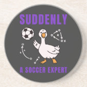 Suddenly a soccer expert コースター (正面)