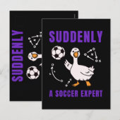 Suddenly a soccer expert シーズンポストカード (正面/裏面)