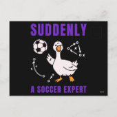 Suddenly a soccer expert シーズンポストカード (裏面)