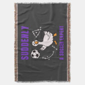 Suddenly a soccer expert スローブランケット (正面縦)
