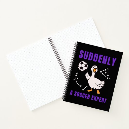 Suddenly a soccer expert ノートブック (内部)