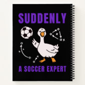 Suddenly a soccer expert ノートブック (裏面)