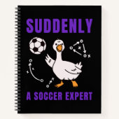 Suddenly a soccer expert ノートブック (正面)