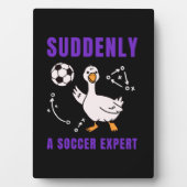 Suddenly a soccer expert フォトプラーク (正面)