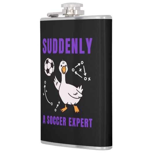 Suddenly a soccer expert フラスク (左)