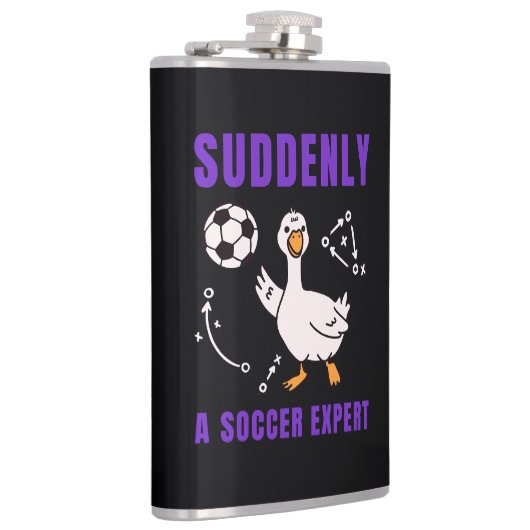 Suddenly a soccer expert フラスク (右)