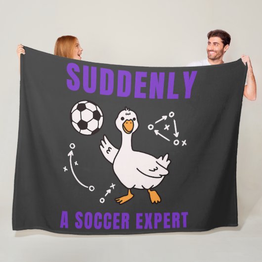 Suddenly a soccer expert フリースブランケット (インサイチュ)