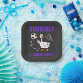 Suddenly a soccer expert ペーパープレート (パーティー)