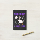 Suddenly a soccer expert ポストイット (デスク上)