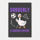 Suddenly a soccer expert ポストイット (正面)