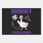 Suddenly a soccer expert ラッピングペーパーシート (正面2)