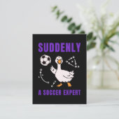 Suddenly a soccer expert 案内状 (スタンド正面)