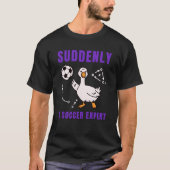 Suddenly a soccer expert tシャツ (正面)
