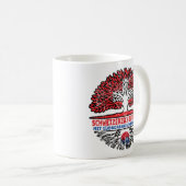 Südkorea Südkoreanisch Schweizer Schweiz Baum コーヒーマグカップ (正面右)