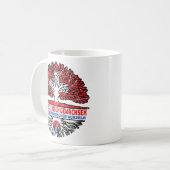 Südkorea Südkoreanisch Schweizer Schweiz Baum コーヒーマグカップ (正面左)