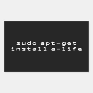 sudoは取付けます生命をがち得ます 長方形シール
