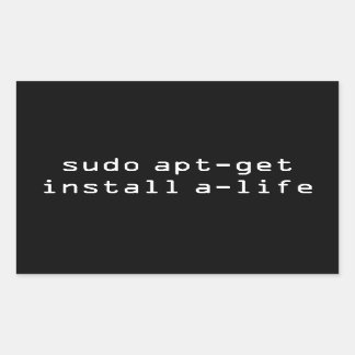 sudo apt getインストールa-life 長方形シール