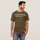 sudo apt-get install 紅茶 楽しい リヌ tシャツ (正面フル)