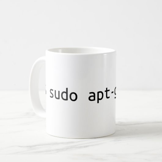 sudo aptget java端末コード コーヒーマグカップ (正面左)